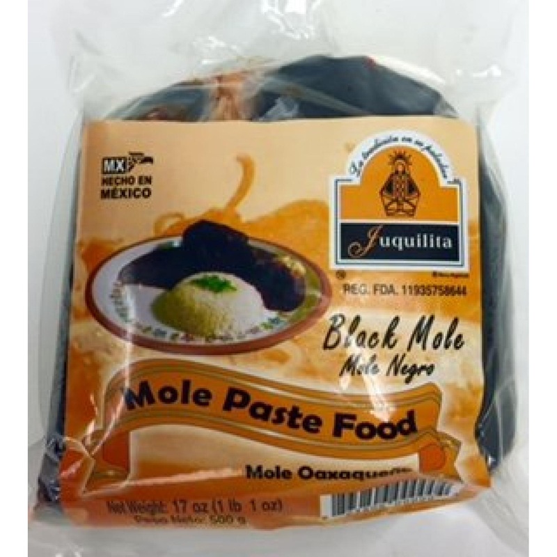 Juquilita Black Mole Paste from Oaxaca – 17 oz (1.06 lb) – Authentic Mexican Sauce