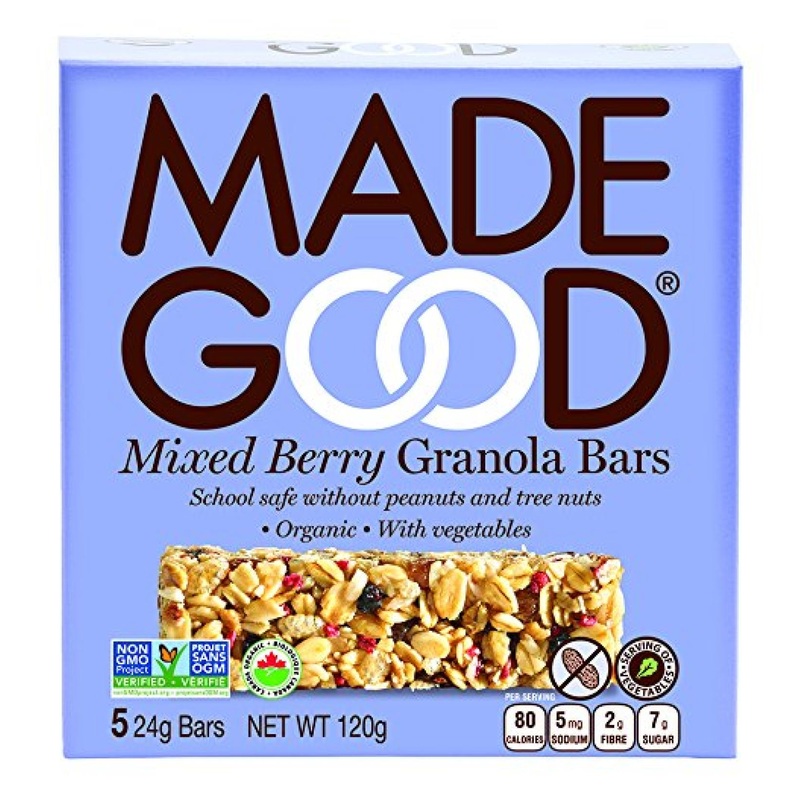 MadeGood Mixed Berry Granola Bar 5.09 oz – Nut-Free, Organic, Gluten-Free