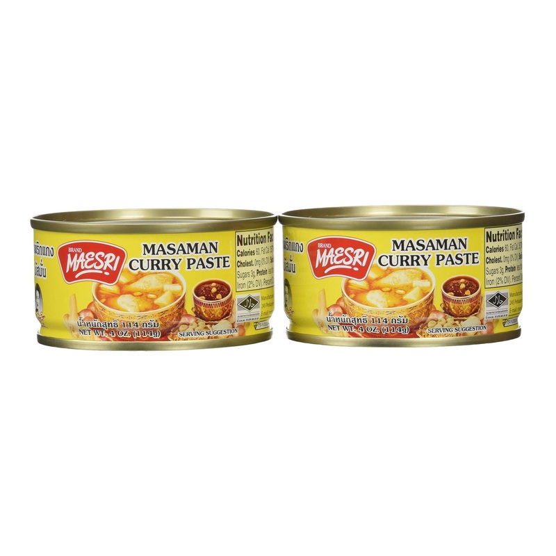 Maesri Thai Masaman Curry – 8 oz (2 x 4 oz) Pack of 2