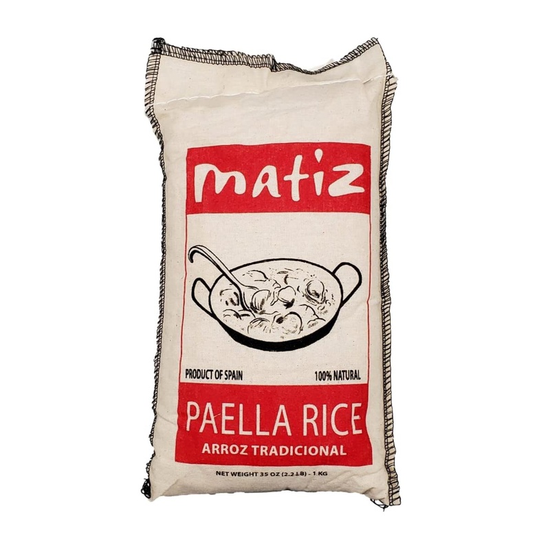 Matiz Valenciano Paella Rice 2.2 lbs – Traditional Spanish Medium-Grain | Ideal for Risotto, Paella, Seafood Dishes | Natural Flavor | Soy & Gluten Free