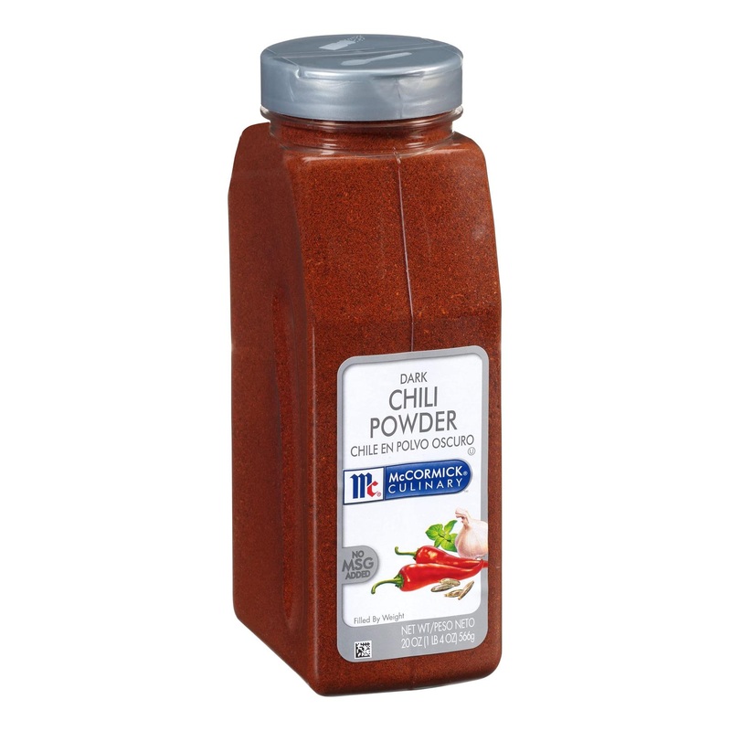 McCormick Culinary Dark Chili Powder 20 oz – Enhances Nachos, Tacos, Enchiladas, Dark Chocolate – 1.25 lb (Pack of 1)