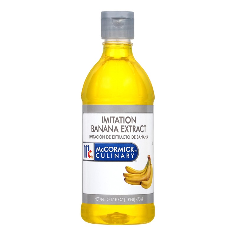 McCormick Culinary Imitation Banana Extract 16 fl oz – Premium Banana Flavoring Extract for Baking, Keto, Beverages