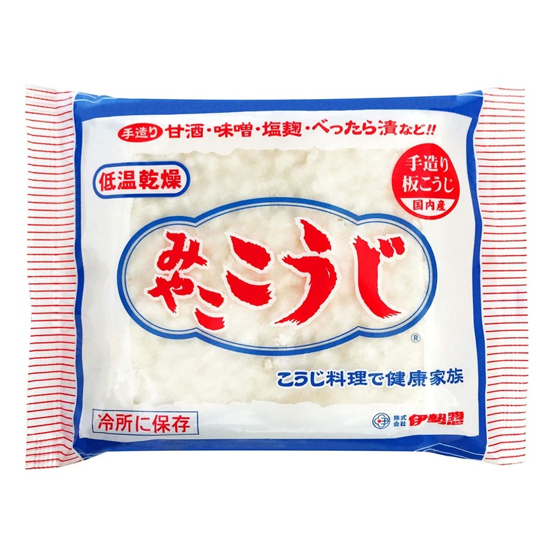 MIYAKO KOJI 200g – Malted Rice for Miso, Sweet Sake, and Pickles by Isesou – 200g Pack