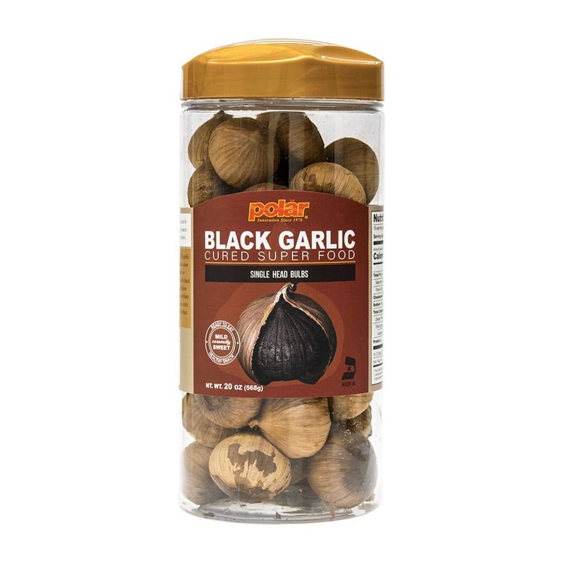 MW POLAR All Natural Whole Black Garlic 20oz – Easy Peel, Healthy Snack, Chemical-Free | Vegan & Kosher Friendly, Ready to Eat – 1.25lb