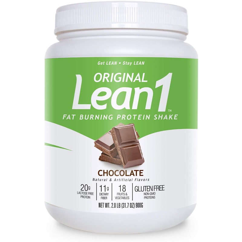 Nutrition 53 Lean 1 Meal Replacement Powder – Chocolate Flavor, 15 Servings