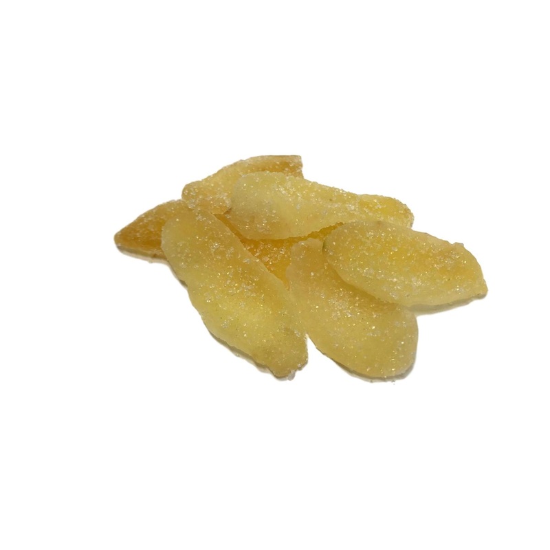 NUTS U.S. Dried Crystallized Ginger Slices 3 LB Resealable Bag – Premium Quality