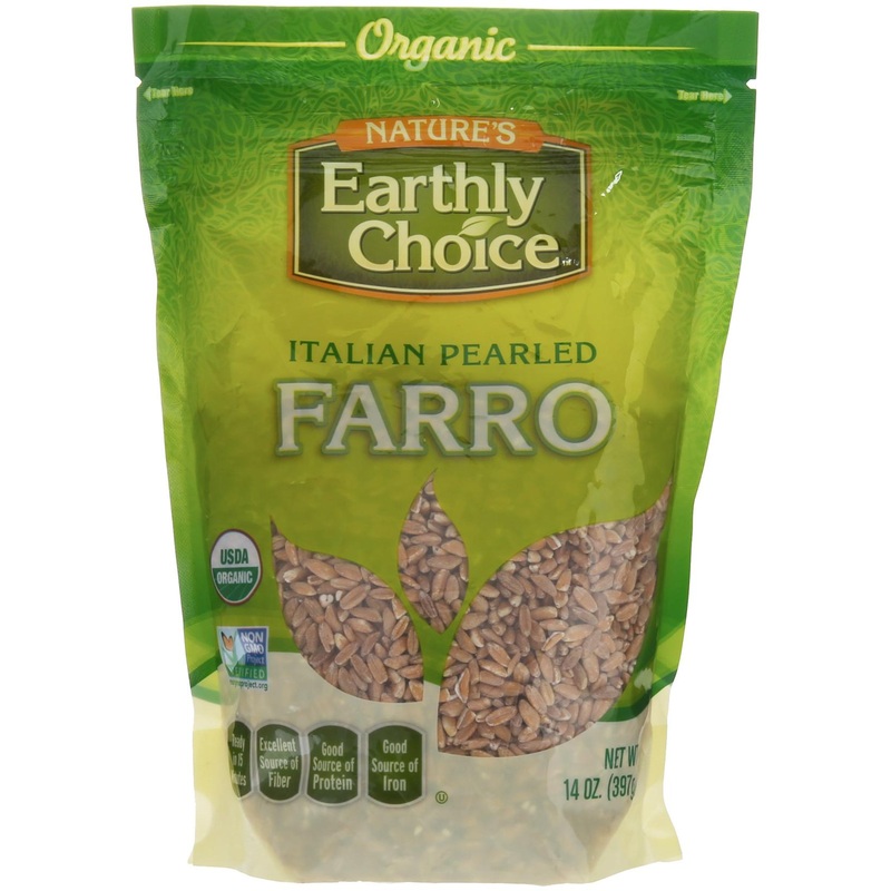 Organic Italian Pearled Farro – 14 oz by Nature’s Earthly Choice