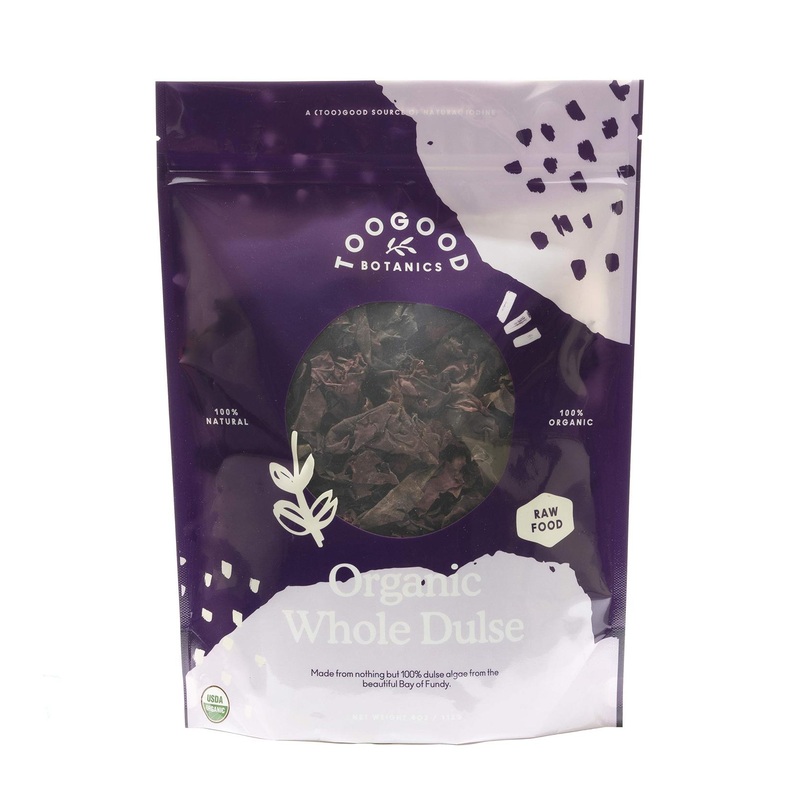 Organic Dulse Leaf from Atlantic Canada – Rich in Iodine and Protein – Naturally Harvested – 4oz Pack