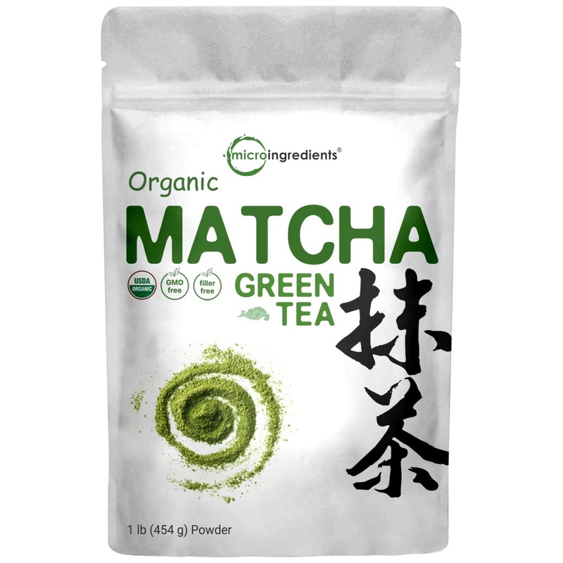 Organic Matcha Green Tea Powder 1lb | Culinary Grade | Authentic Japanese Origin | Pure Matcha for Smoothies, Lattes, Baking | Non-Irradiated