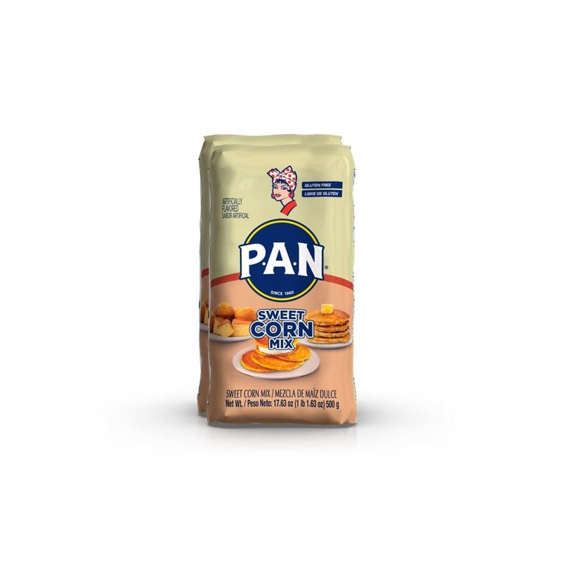 P.A.N. Sweet Corn Mix Gluten Free for Cachapas – 1.1 lb (Pack of 2)