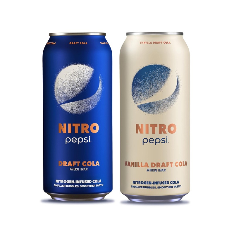 Pepsi Nitro Draft Cola & Vanilla Variety Pack – 12 Pack of 13.65oz Cans