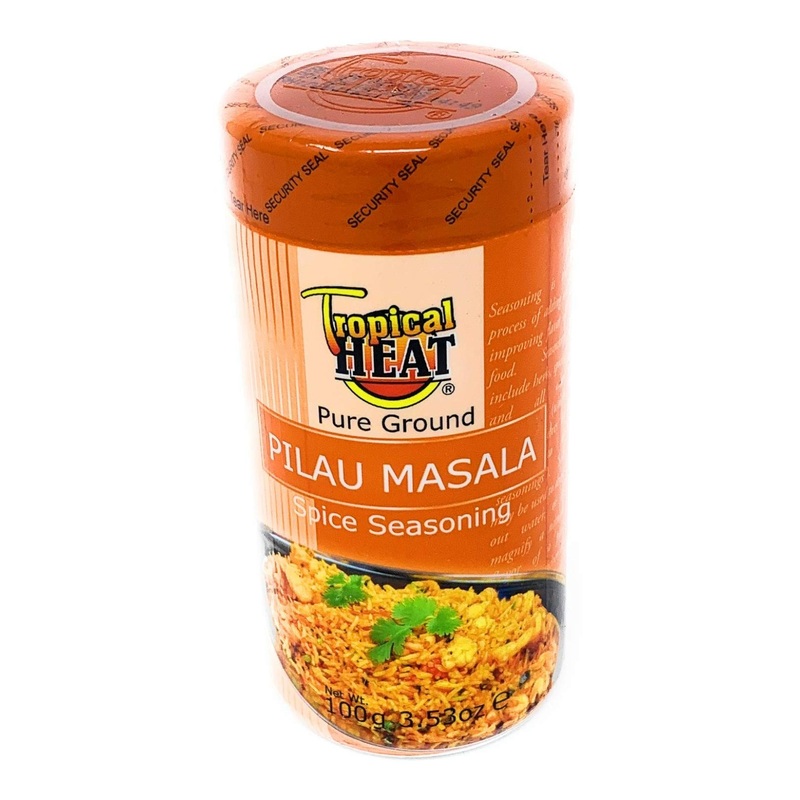 Tropical Heat Pilau Masala Spice Seasoning 3.53oz – Authentic Blend for Flavorful Meals