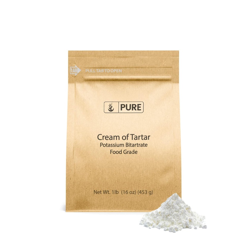 Pure Cream of Tartar (1 lb) – Baking, Cleaning, DIY Bath Bombs & More | Eco-Friendly Packaging