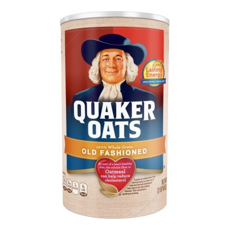 Quaker Oats Old Fashioned Oatmeal Breakfast Cereal 42 Oz – 2 Canisters (2.62 lb Pack)