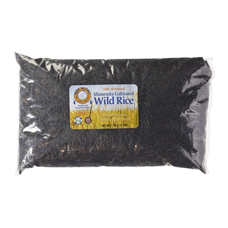 Red Lake Nation 100% All Natural Minnesota Cultivated Wild Rice 5lb – Premium Quality