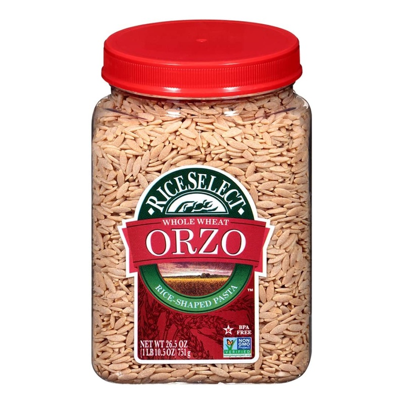 RiceSelect Whole Wheat Orzo Pasta 1.66 lb – Non-GMO, Vegan – Pack of 1