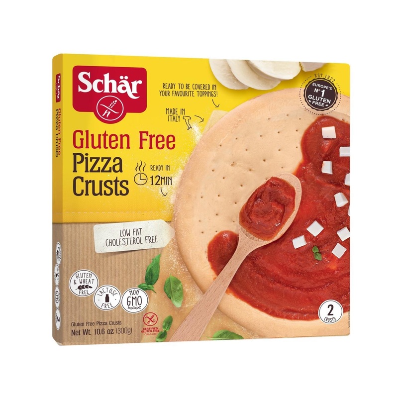 Schar Gluten Free Pizza Crusts 10.6 oz – Perfect Crispy Base for Your Favorite Toppings