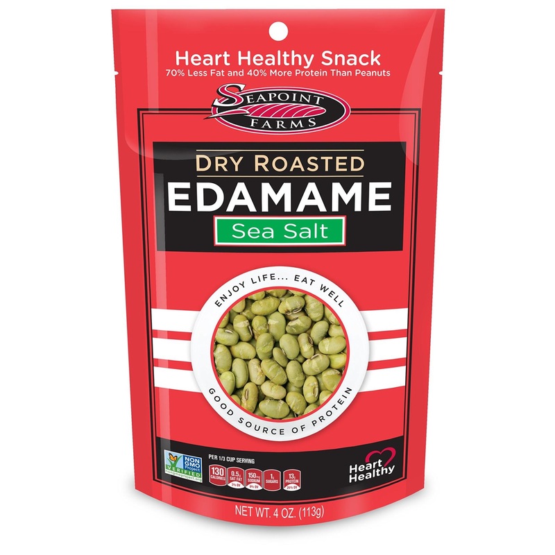 Seapoint Farms Dry Roasted Edamame Sea Salt 4 Oz – Healthy Snack Option