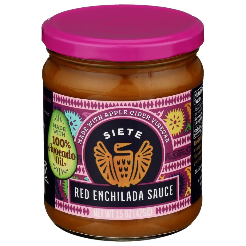 Siete Family Foods Red Enchilada Sauce 15 OZ – Authentic Mexican Flavor for Delicious Enchiladas