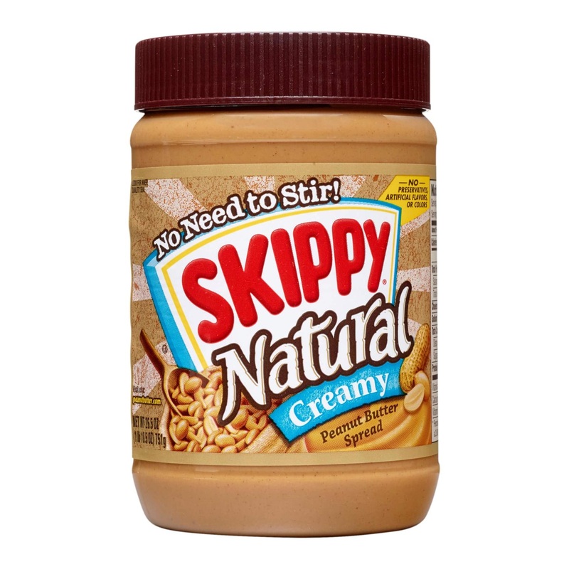 Skippy Natural Creamy Peanut Butter 26.5 oz – Smooth and Delicious