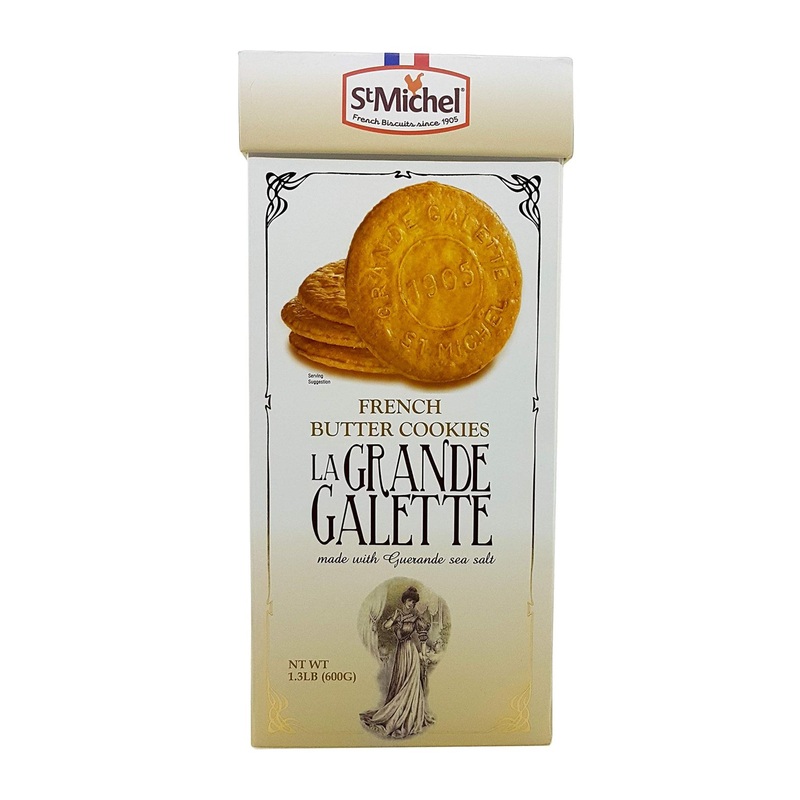 St Michel La Grande Galette French Butter Cookies Biscuits – 1.3 LB | Imported from France