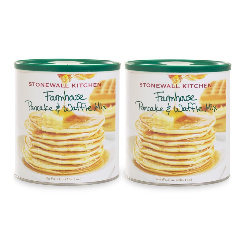 Stonewall Kitchen Farmhouse Pancake & Waffle Mix – 2 Pack (33 oz each)