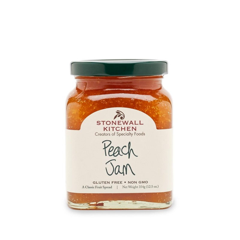 Stonewall Kitchen Peach Jam 12.5oz – Delicious Peach Preserve (1 Pack)