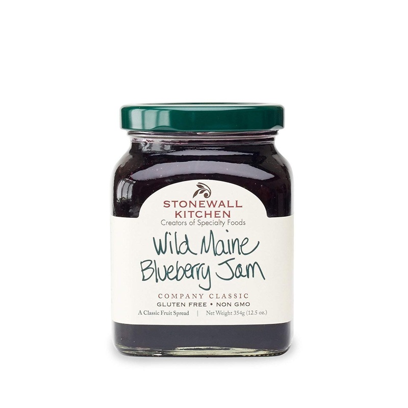 Stonewall Kitchen Wild Maine Blueberry Jam 12.5oz – Authentic Blueberry Preserve (1 Pack)
