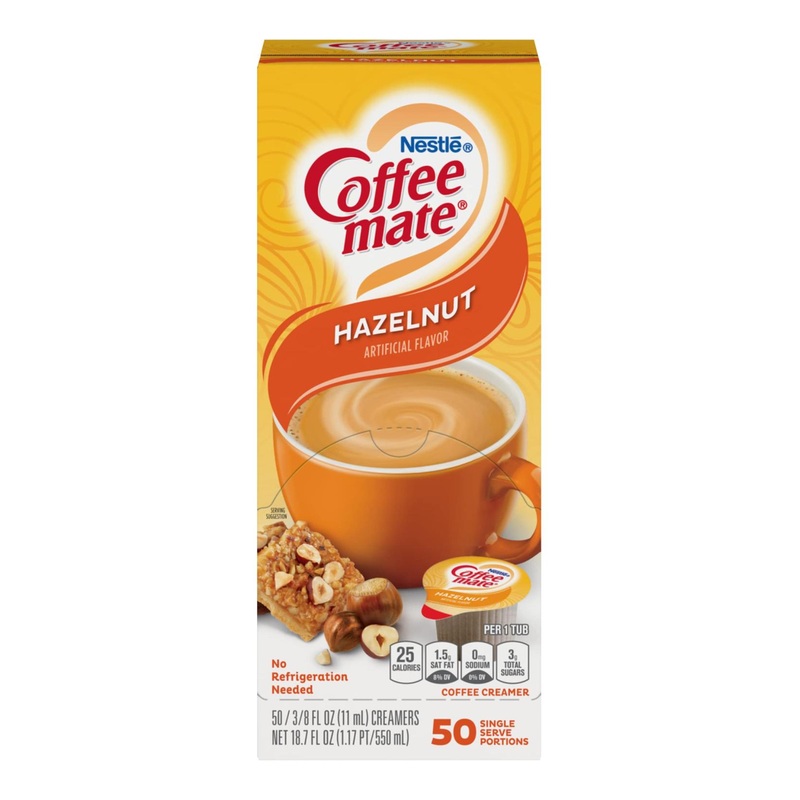 Hazelnut Creamer Packets – 0.375oz – 50 Packets