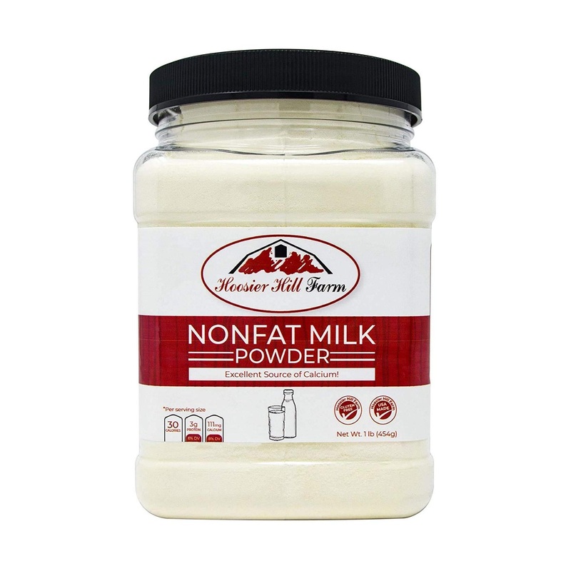 Hoosier Hill Farm Instant Nonfat Dairy Milk Powder  1lb (16oz) 1 Pound (Pack of 1)