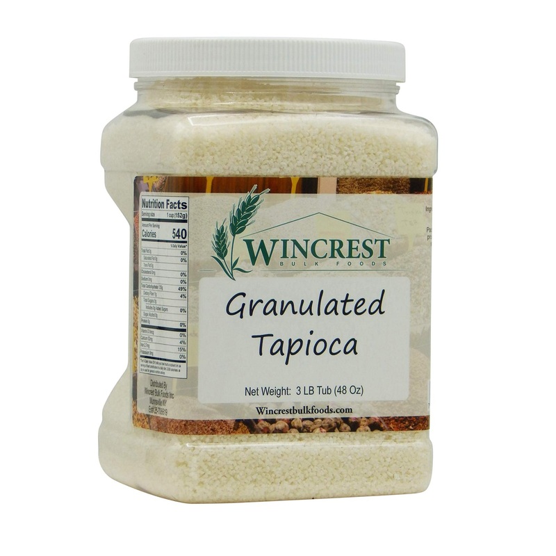Premium Granulated Tapioca – 3 lb Tub | High Quality Tapioca Pearls