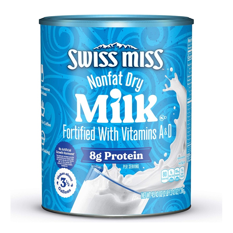 Swiss Miss Powder Milk 45.43 Oz – 2.8lb | Pack of 1 High-Quality Milk Powder