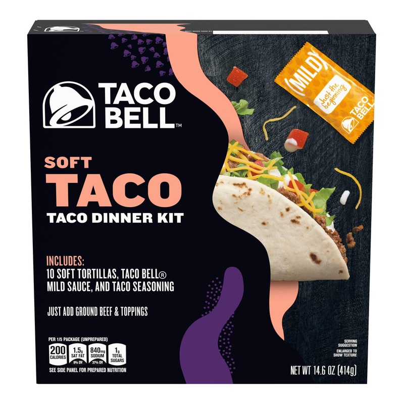 Taco Bell Soft Taco Dinner Kit – 14.6oz