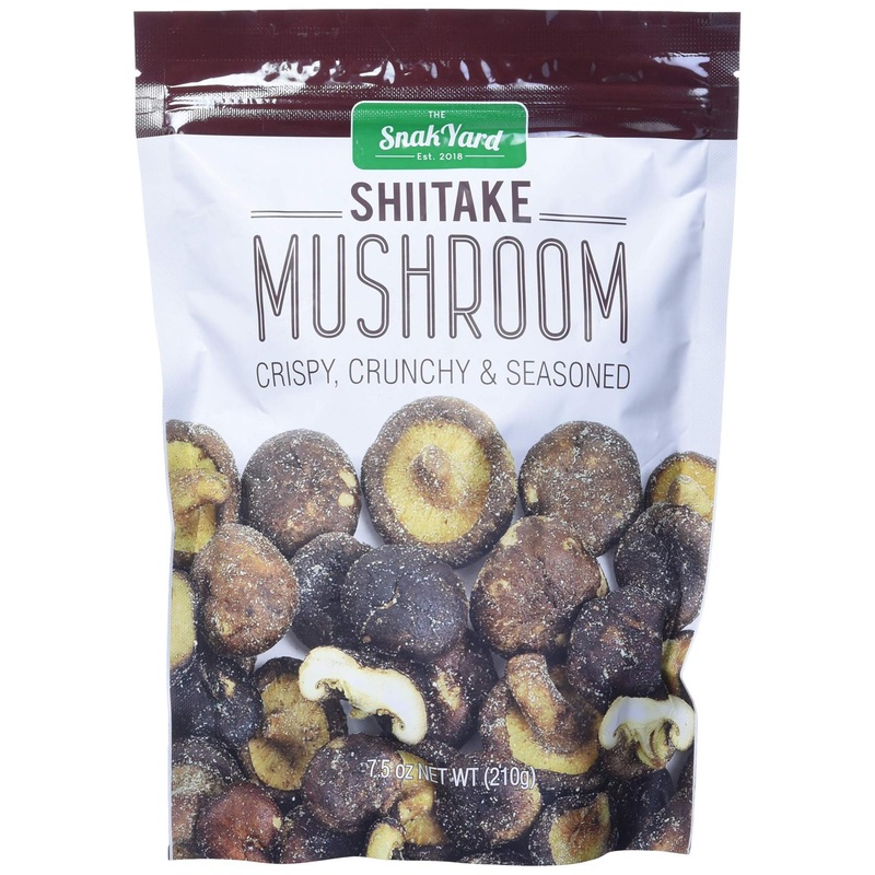 The Snake Yard Shitake Mushroom Crispy Crunchy Snack 7.5oz (Pack of 1)