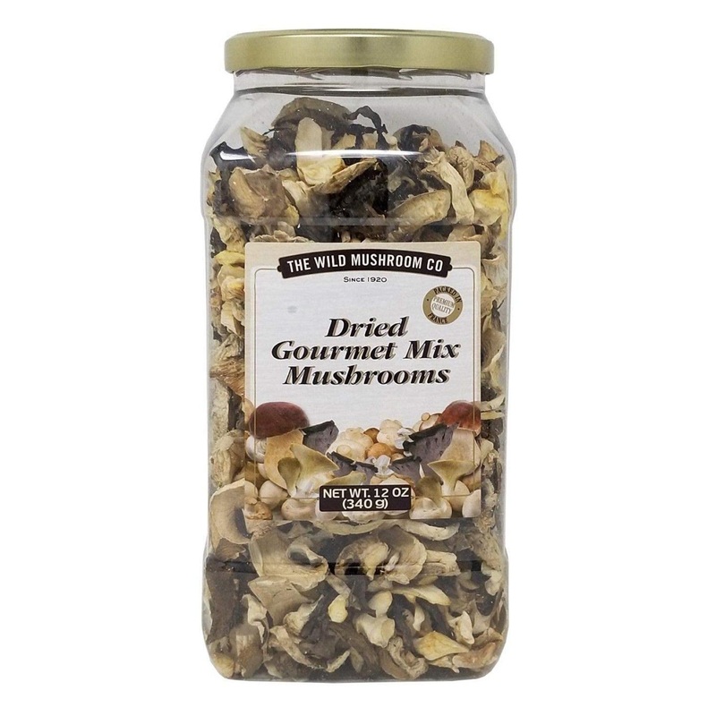 The Wild Mushroom Co. Dried Gourmet European Mushroom Mix – 12 Ounces (340g)