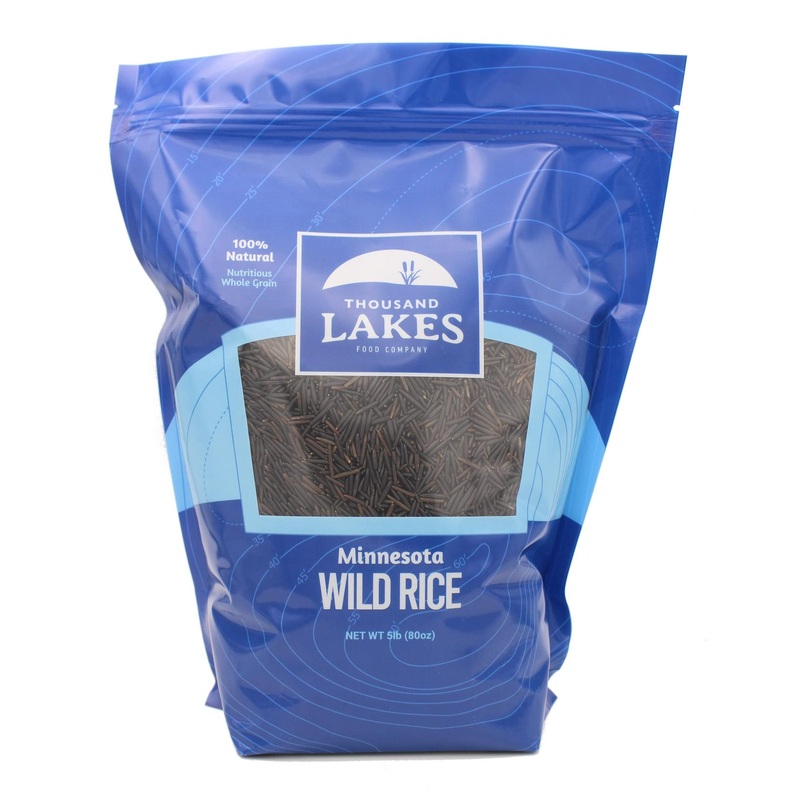 Thousand Lakes Minnesota Grown Wild Rice – Bulk 5lb – 100% Natural