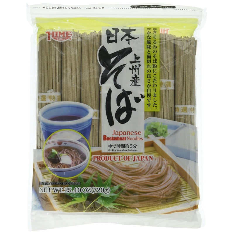Hime Dried Buckwheat Soba Noodles – Twin Pack, 25.40 Ounce x 2 Packs for a total of 1.58 Pound
