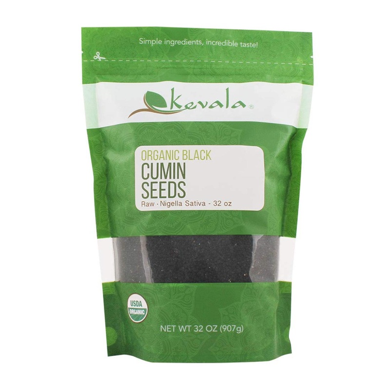 Kevala Organic Raw Black Cumin Seeds (Nigella Sativa) 2 lb – Premium Quality Superfood
