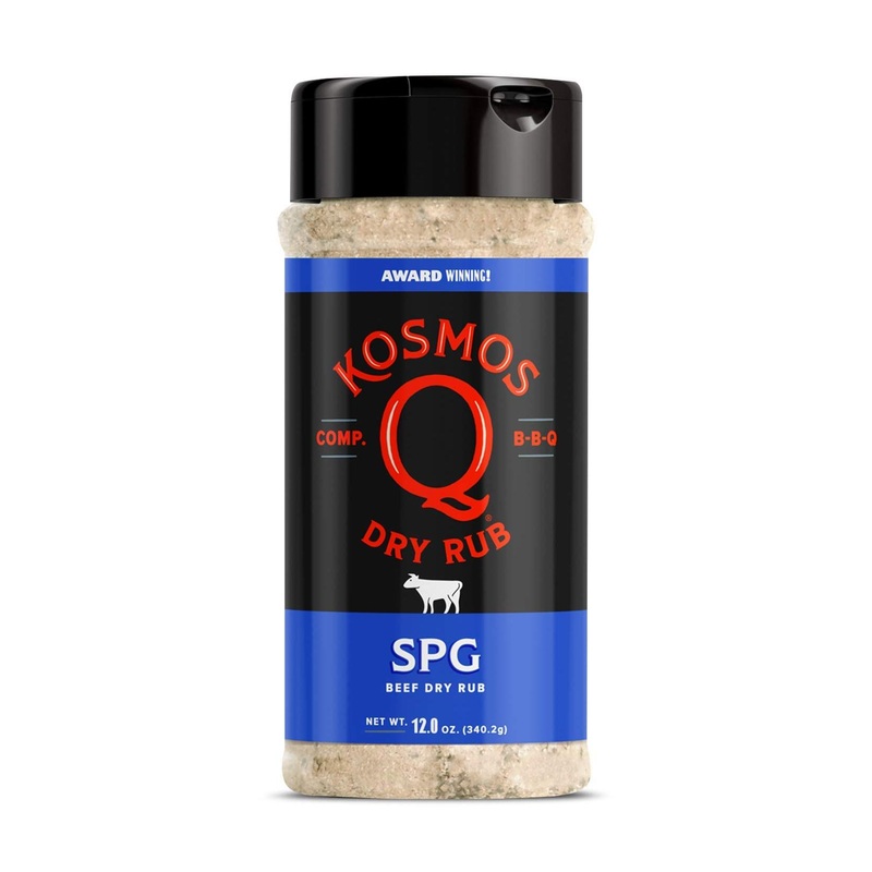 Kosmos Q SPG Beef BBQ Dry Rub 12 oz – Perfect Seasoning for Grilling and Smoking