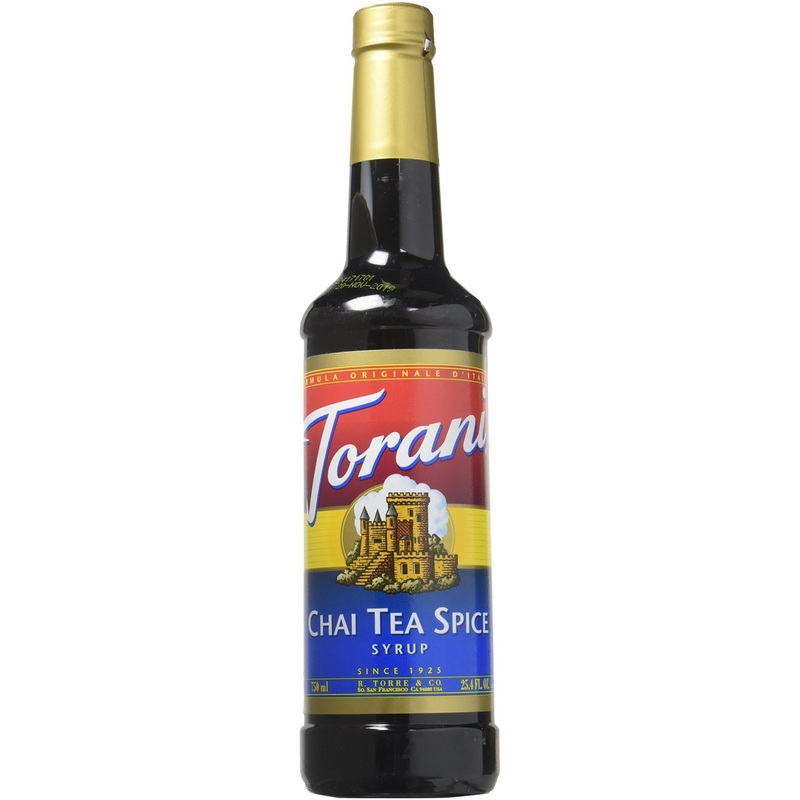 Torani Chai Tea Spice Syrup 750ml (25.4 oz) – Delicious Flavor Enhancer