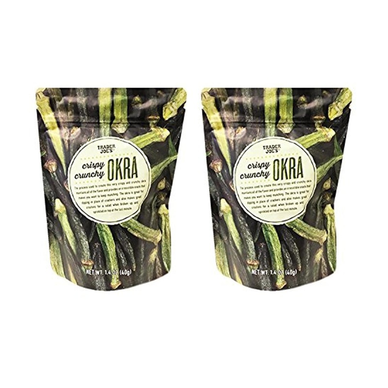 Trader Joes Crispy Crunchy Okra 1.4oz – Pack of 2