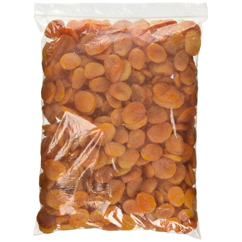 Turkish Apricot Large 5 lb Bulk Bag – Premium Quality Dried Apricots – 5 Pound Pack
