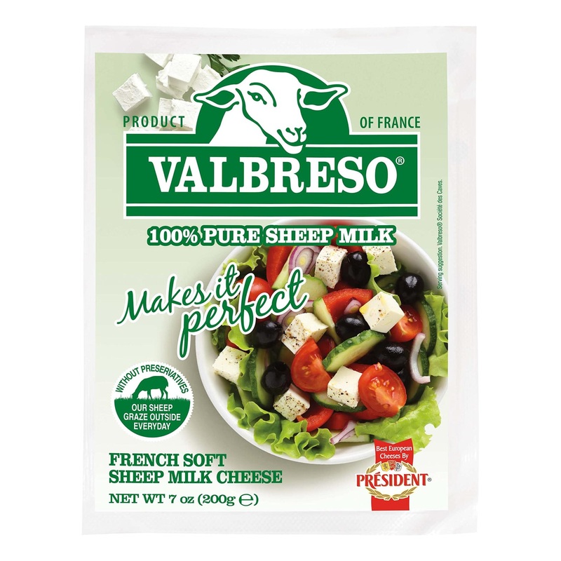 VALBRESO French Feta 7 OZ – Authentic Mediterranean Cheese