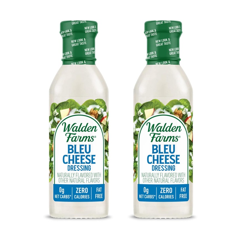 Walden Farms Bleu Cheese Dressing 12 oz – Sugar Free, 0g Net Carbs – 2 Pack