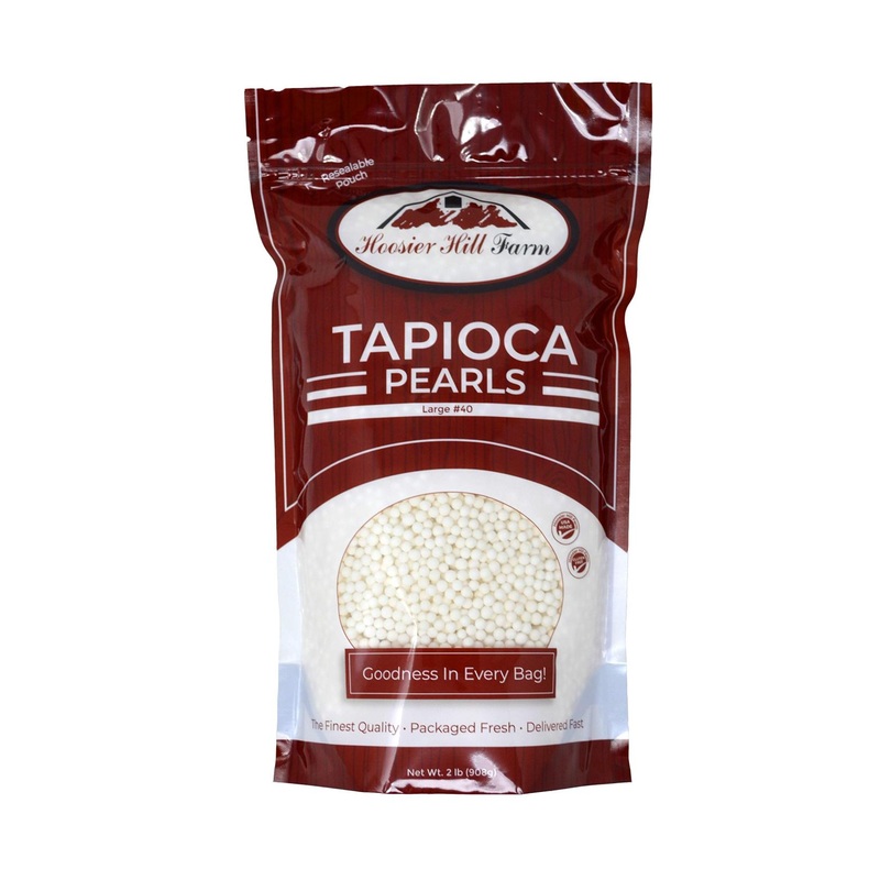Large Tapioca Pearls – Hoosier Hill Farm – 2 Pound Pack