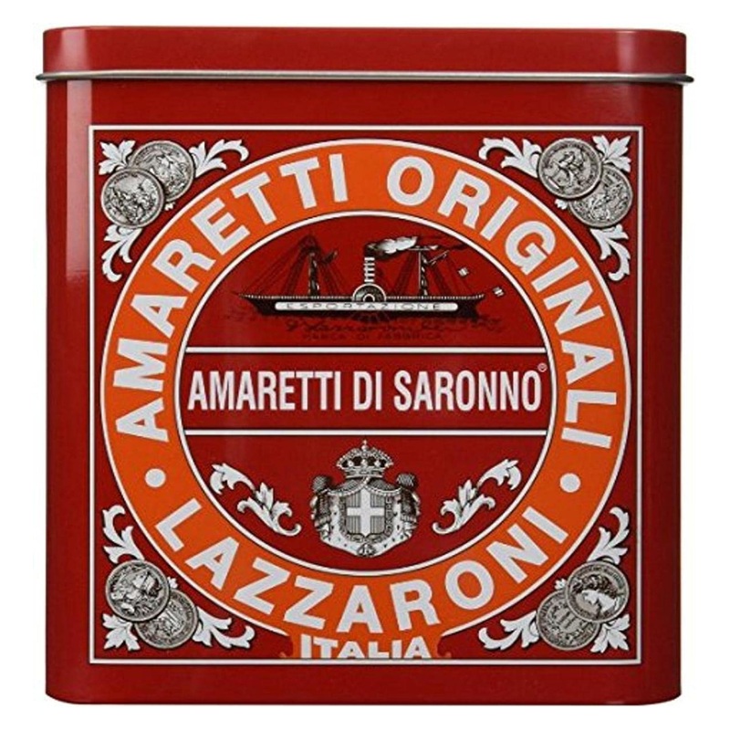 Lazzaroni Amaretti 16-Ounce Tin – Authentic Italian Almond Cookies