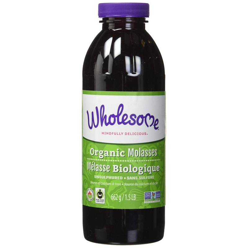 Wholesome Sweeteners Blackstrap Molasses 24 oz – Natural Sweetener for Baking & Cooking