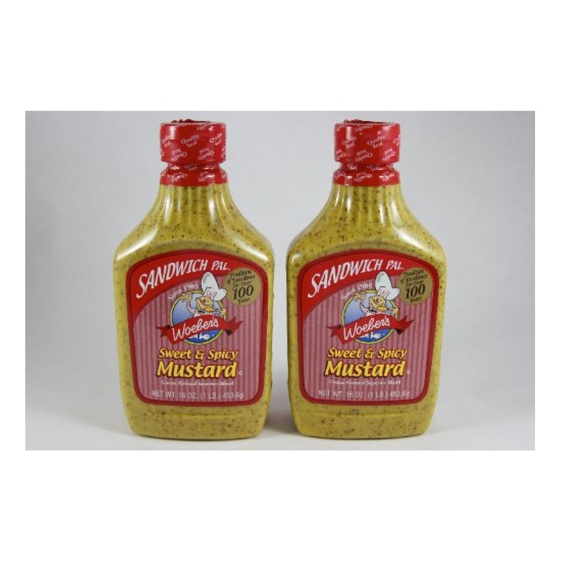 Woeber’s Sweet and Spicy Mustard 16oz – Pack of 2 | Buy Now