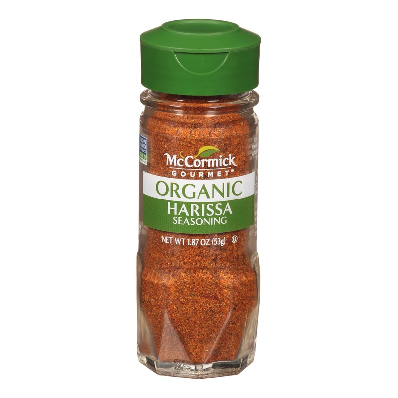 McCormick Gourmet Organic Harissa Seasoning 1.87 oz – Authentic Blend of Spices for Exquisite Flavors