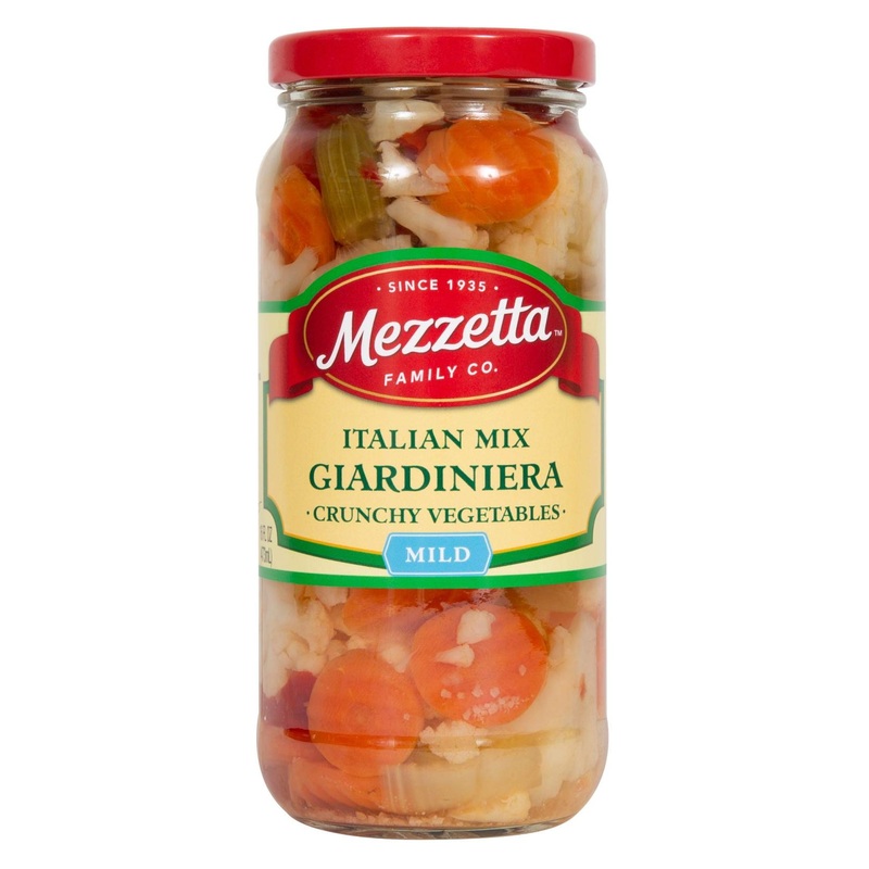 Mezzetta Italian Mix Giardiniera 16oz – Authentic Italian Pickled Vegetables